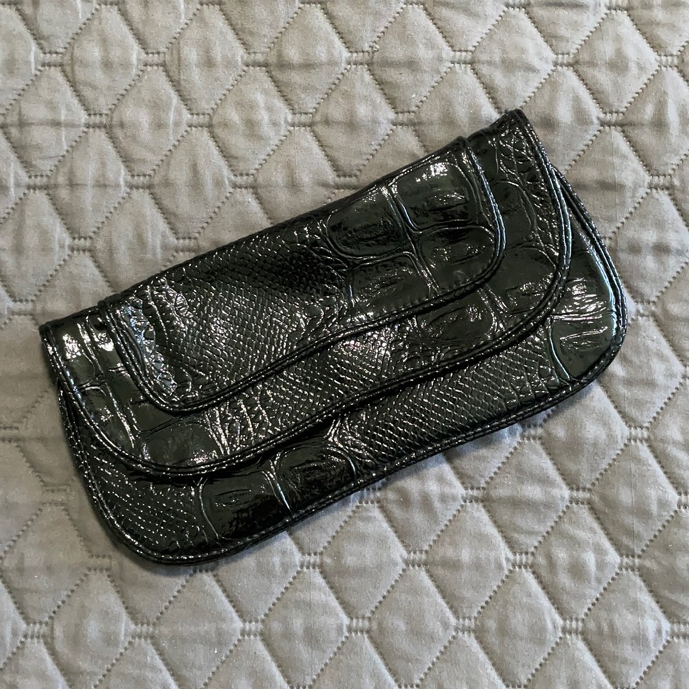 Black clutch purse